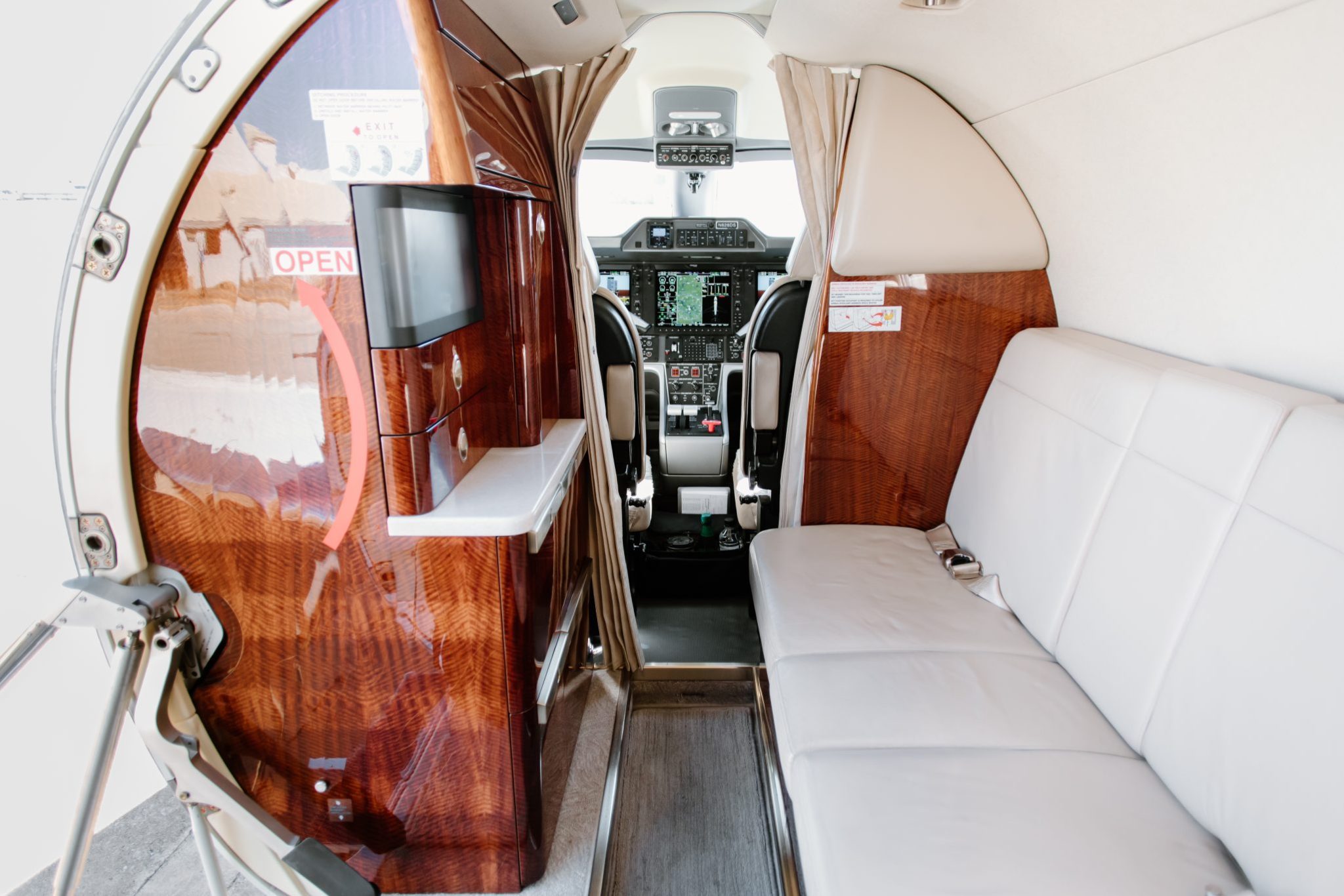 interior - toward cockpit